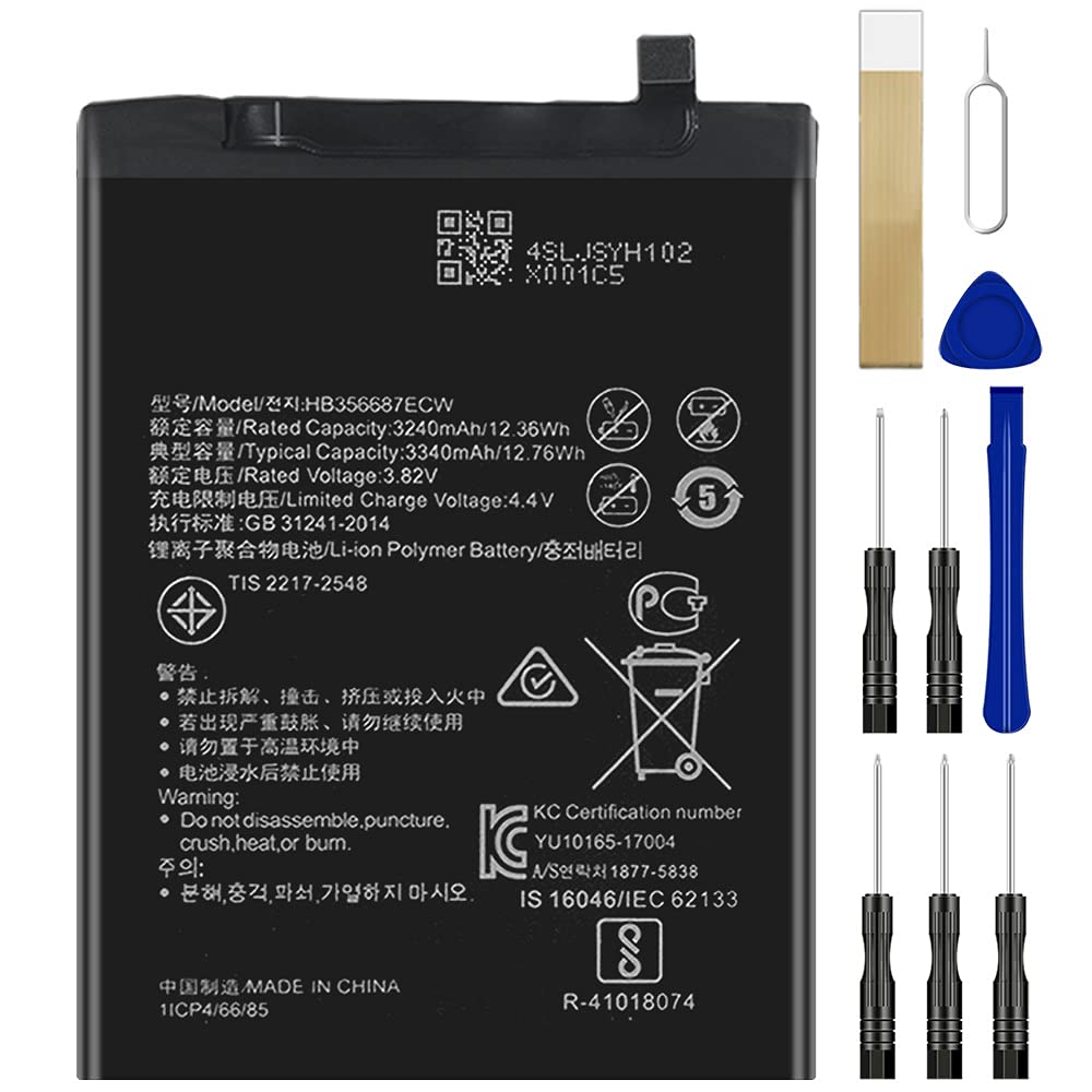 Amazon.com: WUHAO Replacement Battery HB356687ECW for Huawei
